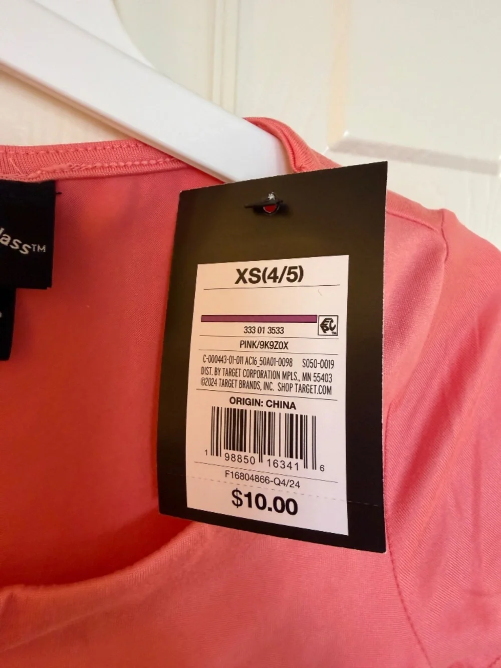 Art Class Girls Pink Scoop Neck Short Sleeve Tee | Size XS | NWT